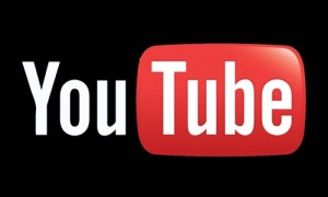 Youtube logo fondo negro